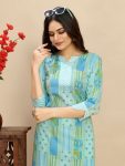 NEW ARRIVAL COTTON FLORAL BLOCK PRINTED TOP BOTTOM SET CASAUL WEAR WHOLESALE PRICE ETHNIC GARMENT (2)