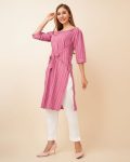 NEW ARRIVAL COTTON LINNING WORK KURTI CASUAL WEAR WHOLESALE PRICE ETHNIC GARMENT (2)