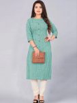 NEW ARRIVAL COTTON PRINT WORK KURTI CASUAL WEAR WHOLESALE PRICE ETHNIC GARMENT (16)