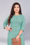 NEW ARRIVAL COTTON PRINT WORK KURTI CASUAL WEAR WHOLESALE PRICE ETHNIC GARMENT (16)