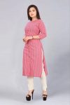 NEW ARRIVAL COTTON PRINT WORK KURTI CASUAL WEAR WHOLESALE PRICE ETHNIC GARMENT (4)