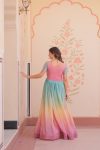 NEW ARRIVAL CRUSH BEADS EMBROIDERY DIGITAL PRINTED WORK ONLY ALIA CUT GOWN PARTY WEAR WHOLESALE PRICE ETHNIC GARMENT (12)
