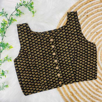 NEW ARRIVAL DIGITAL PRINTED STITCHED BLOUSE YELLOW