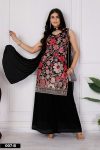 NEW ARRIVAL FAUX GEORGETTE SEQUENCE EMBROIDERY WORK TOP PALAZZO WITH DUPATTA FESTIVE WEAR WHOLESALE PRICE ETHNIC GARMENT (5)