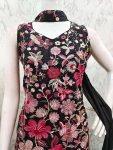 NEW ARRIVAL FAUX GEORGETTE SEQUENCE EMBROIDERY WORK TOP PALAZZO WITH DUPATTA FESTIVE WEAR WHOLESALE PRICE ETHNIC GARMENT (5)