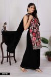 NEW ARRIVAL FAUX GEORGETTE SEQUENCE EMBROIDERY WORK TOP PALAZZO WITH DUPATTA FESTIVE WEAR WHOLESALE PRICE ETHNIC GARMENT (5)