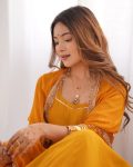 NEW ARRIVAL GEORGETTE FLAIRED LACE WORK PLAIN GOWN WITH DUPATTA PARTY WEAR WHOLESALE PRICE ETHNIC GARMENT (3)