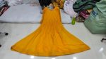 NEW ARRIVAL GEORGETTE PLAIN GOWN WITH DIGITAL PRINTED DUPATTA FESTIVE WEAR WHOLESALE PRICE EHNIC GARMENT (4)