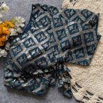 NEW ARRIVAL GEORGETTE SEQUENCE WORK READY TO WEAR BLOUSE PARTY WEAR WHOLESALE PRICE ETHNIC GARMENT (13)