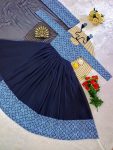 NEW ARRIVAL GEORGETTE WITH DIGITAL DAMAN PRINT WORK ANARKALI GOWN WITH DUPATTA FESTIVE WEAR WHOLESALE PRICE ETHNIC GARMENT (4)