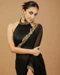 NEW ARRIVAL GEORGETTE ZARI SEQUENCE BORDER WORK SAREE WITH UNSTITCHED BLOUSE PARTY WEAR WHOLESALE PRICE ETHNIC GARMENT (4)