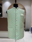 NEW ARRIVAL JACQUARD WITH WEAVING WORK MEN’S KOTI PARTY WEAR WHOLESALE PRICE ETHNIC GARMENT (11)