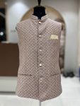 NEW ARRIVAL JACQUARD WITH WEAVING WORK MEN’S KOTI PARTY WEAR WHOLESALE PRICE ETHNIC GARMENT (13)