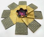 NEW ARRIVAL LICHI SILK ZARI WEAVING WORK SAREE WITH UNSTITCHED BLOUSE PARTY WEAR WHOLESALE PRICE ETHNIC GARMENT (4)