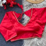 NEW ARRIVAL MALAAI SATIN FANCY LACE WORK READY TO WEAR BLOUSE FESTIVE WEAR WHOLESLE PRICE ETHNIC GARMENT (1)