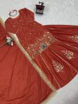 NEW ARRIVAL NATURAL CREPE BEADS THREAD SEQUENCE WORK TOP LEHENGA WITH DUPATTA PARTY WEAR WHOLESALE PRICE ETHNIC GARMENT (3)