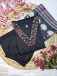 NEW ARRIVAL PARAMPARA SILK EMBROIDERY WORK TOP BOTTOM WITH DUPATTA FESTIVE WEAR WHOLESALE PRICE ETHNIC GARMENT (3)