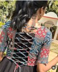NEW ARRIVAL PV SILK PLAIN ONE PIECE WITH ZIG ZAG BACK SIDE WORKED JACKET PARTY WEAR WHOLESALE PRICE ETHNIC GARMENT (4)