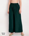 NEW ARRIVAL RAYON PLAIN READY TO WEAR PALAZZO GREEN
