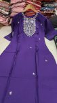 NEW ARRIVAL ROMAN SILK EMBROIDERY WORK TOP BOTTOM WITH DUPATTA PARTY WEAR WHOLESALE PRICE ETHNIC GARMENT (3)