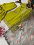 NEW ARRIVAL ROMAN SILK SEQUECEN AND ZARI EMBROIDERY WORK TOP SHARARA WITH DUPATTA FESTIVE WEAR WHOLESALE PRICE ETHNIC GARMENT (5)