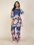 NEW ARRIVAL SLUB COTTON PRINT WORK CO-ORD SET CASUAL WEAR WHOLESALE PRICE ETHNIC GARMENT (17)