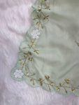 NEW ARRIVAL TABBY SILK CUT BORDER WITH HANDWORK SAREE WITH UNSTITCHED BLOUSE PARTY WEAR WHOLESALE PRICE ETHNIC GARMENT (3)