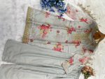 NEW ARRIVAL TABBY SILK DIGITAL PRINT AND EMBROIDERY SEQUENCE WORK WITH MOTI WORK TOP BOTTOM WITH DUPATTA FESTIVE WEAR WHOLESALE PRICE ETHNIC GARMENT (3)