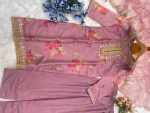 NEW ARRIVAL TABBY SILK DIGITAL PRINT AND EMBROIDERY SEQUENCE WORK WITH MOTI WORK TOP BOTTOM WITH DUPATTA FESTIVE WEAR WHOLESALE PRICE ETHNIC GARMENT (14)