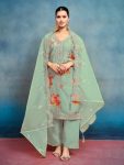NEW ARRIVAL TABBY SILK DIGITAL PRINT AND EMBROIDERY SEQUENCE WORK WITH MOTI WORK TOP BOTTOM WITH DUPATTA FESTIVE WEAR WHOLESALE PRICE ETHNIC GARMENT (17)