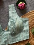 NEW ARRIVAL TISSUE SILK RUFFLE WORK STITCHED BLOUSE PARTY WEAR WHOLESALE PRICE ETHNIC GARMENT (3)