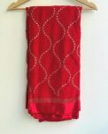NEW ARRIVAL VISCOSE SEQUENCE EMBROIDERY SATIN PATTA SAREE WITH UNSTITCHED BLOUSE PARTY WEAR WHOLESALE PRICE ETHNIC GARMENT (1)