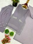 RICH LOOK GEORGETTE EMBROIDERY AND BEADS WORK TOP PATIYALA WITH DUPATTA FESTIVE WEAR WHOLESALE PRICE ETHNIC GARMENT (10)