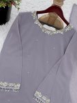 RICH LOOK GEORGETTE EMBROIDERY AND BEADS WORK TOP PATIYALA WITH DUPATTA FESTIVE WEAR WHOLESALE PRICE ETHNIC GARMENT (10)
