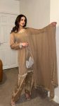 RICH LOOK GEORGETTE EMBROIDERY AND BEADS WORK TOP PATIYALA WITH DUPATTA FESTIVE WEAR WHOLESALE PRICE ETHNIC GARMENT (4)