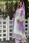 RICH LOOK GEORGETTE EMBROIDERY WITH THREAD AND SEQUENCE WORK WITH GPO LACE WORK TOP BOTTOM WITH DUPATTA FESTIVE WEAR WHOLESALE PRICE ETHNIC GARMENT (4)