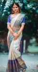 RICH LOOK SOFT LICHI SILK JACQUARD WORK SAREE WITH UNSTITCHED BLOUSE PARTY WEAR WHOLESALE PRICE ETHNIC GARMENT (2)