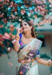 RICH LOOK SOFT LICHI SILK JACQUARD WORK SAREE WITH UNSTITCHED BLOUSE PARTY WEAR WHOLESALE PRICE ETHNIC GARMENT (2)
