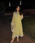 RICH LOOK SOFT NET EMBROIDERY GPU LACE WORK TOP BOTTOM WITH DUPATTA PARTY WEAR WHOLESALE PRICE ETHNIC GARMENT (6)