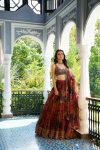 RICH LOOK TABBY ORGANZA DIGITAL PRINTED THREAD SEQUENCE WORK LEHENGA CHOLI WITH DUPATTA PARTY WEAR WHOLESALE PRICE ETHNIC GARMENT (4)
