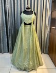 RICH LOOK TABBY SILK PLAIN LEHENGA WITH EMBROIDERY SEQUENCE WORK BLOUSE AND DUPATTA PARTY WEAR WHOLESALE PRICE ETHNIC GARMENT (4)