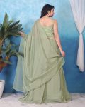 RICH LOOK TABBY SILK PLAIN LEHENGA WITH EMBROIDERY SEQUENCE WORK BLOUSE AND DUPATTA PARTY WEAR WHOLESALE PRICE ETHNIC GARMENT (4)
