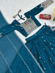 RICH LOOK VICHITRA EMBROIDERY CODING SEQUENCE AND THREAD WORK LEHENGA CHOLI WITH DUPATTA FESTIVE WEAR WHOLESALE PRICE ETHNIC GARMENT (7)