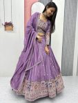 RICH LOOK VICHITRA EMBROIDERY CODING SEQUENCE AND THREAD WORK LEHENGA CHOLI WITH DUPATTA PARTY WEAR WHOLESALE PRICE ETHNIC GARMENT (2)