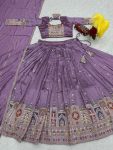 RICH LOOK VICHITRA EMBROIDERY CODING SEQUENCE AND THREAD WORK LEHENGA CHOLI WITH DUPATTA PARTY WEAR WHOLESALE PRICE ETHNIC GARMENT (2)
