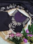 RICH LOOK VICHITRA SILK SEQUENCE EMBROIDERY WORK TOP BOTTOM WITH DUPATTA FESTIVE WEAR WHOLESALE PRICE ETHNIC GARMENT (9)