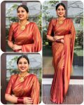 TRADITIONAL BANARASI SOFT SILK WEAVING WORK SAREE WITH UNSTITCHED BLOUSE PARTY WEAR WHOLESALE PRICE ETHNIC GARMENT (3)