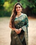 TRADITIONAL BANARASI SOFT SILK ZARI WEAVING WORK SAREE WITH UNSTITCHED BLOUSE PARTY WEAR WHOLESALE PRICE ETHNIC GARMENT (5)