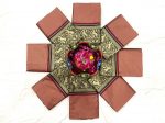 TRADITIONAL LICHI SILK JACQUARD ZARI BORDER WORK SAREE WITH UNSTITCHED BLOUSE PARTY WEAR WHOLESALE PRICE ETHNIC GARMENT (3)