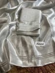 TRADITIONAL SOFT TISSUE SILK SILVER ZARI BORDER WORK SAREE WITH UNSTITCHED BLOUSE PARTY WEAR WHOLESALE PRICE ETHNIC GARMENT (6)
